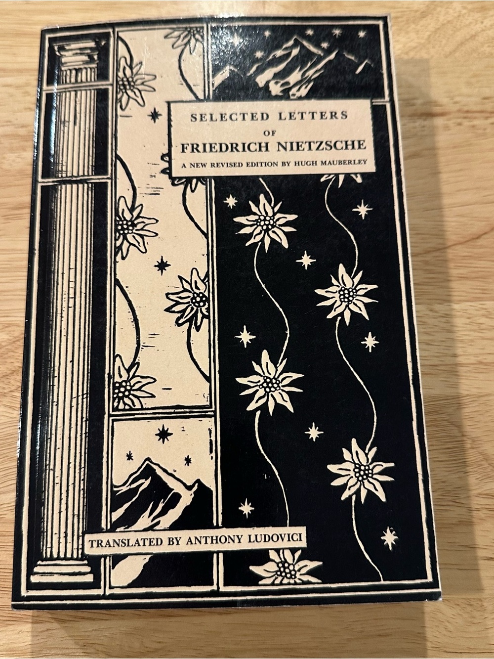 Selected Letters of — Black & Cream Decorative Hardcover